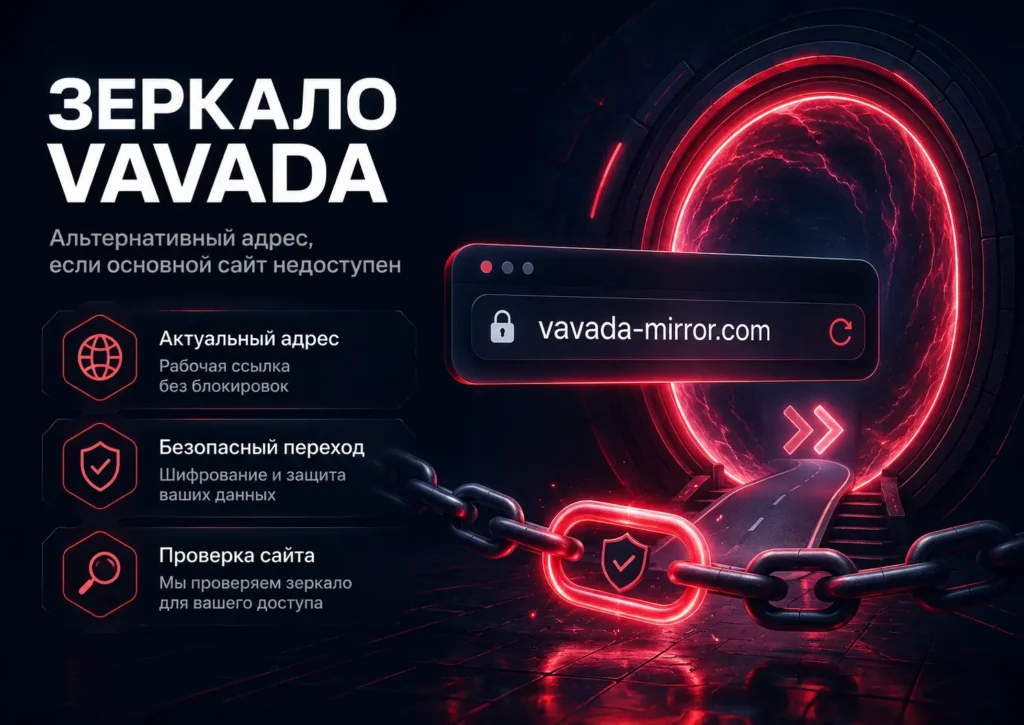 Зеркало Vavada — альтернативный адрес и безопасный доступ к сайту